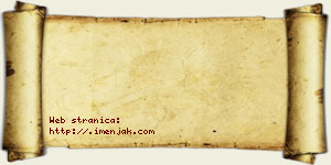 Anđelija Damjanac vizit kartica